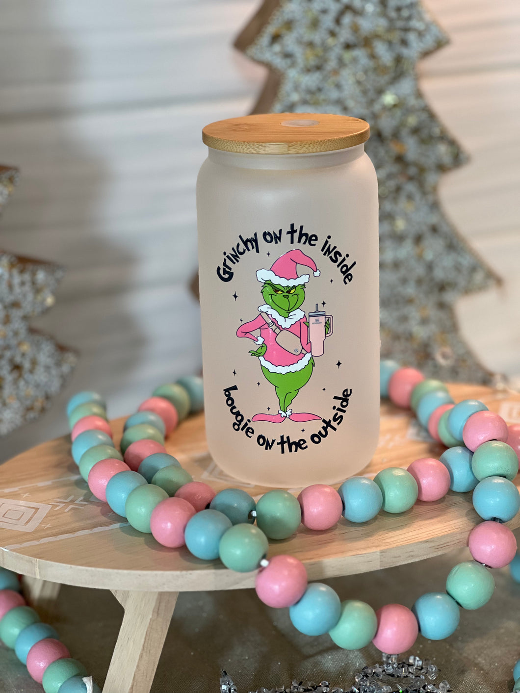 Boogie Pink Grinch Cup