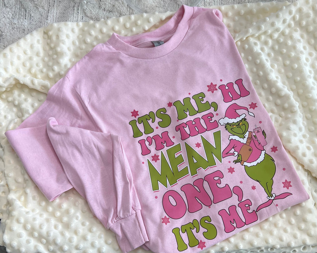 Mean Grinch Long Sleeve T-Shirt