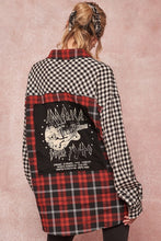 Load image into Gallery viewer, Vintage Red Plaid Guitar Shirt
