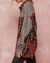 Load image into Gallery viewer, Vintage Red Plaid Guitar Shirt
