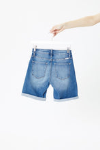 Load image into Gallery viewer, Mid Rise Fold Hem Shorts
