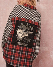 Load image into Gallery viewer, Vintage Red Plaid Guitar Shirt
